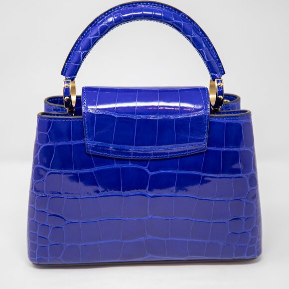 Louis Vuitton BNIB Capucines BB Bag- Santorini Blue exotic leather - Picture 7 of 16